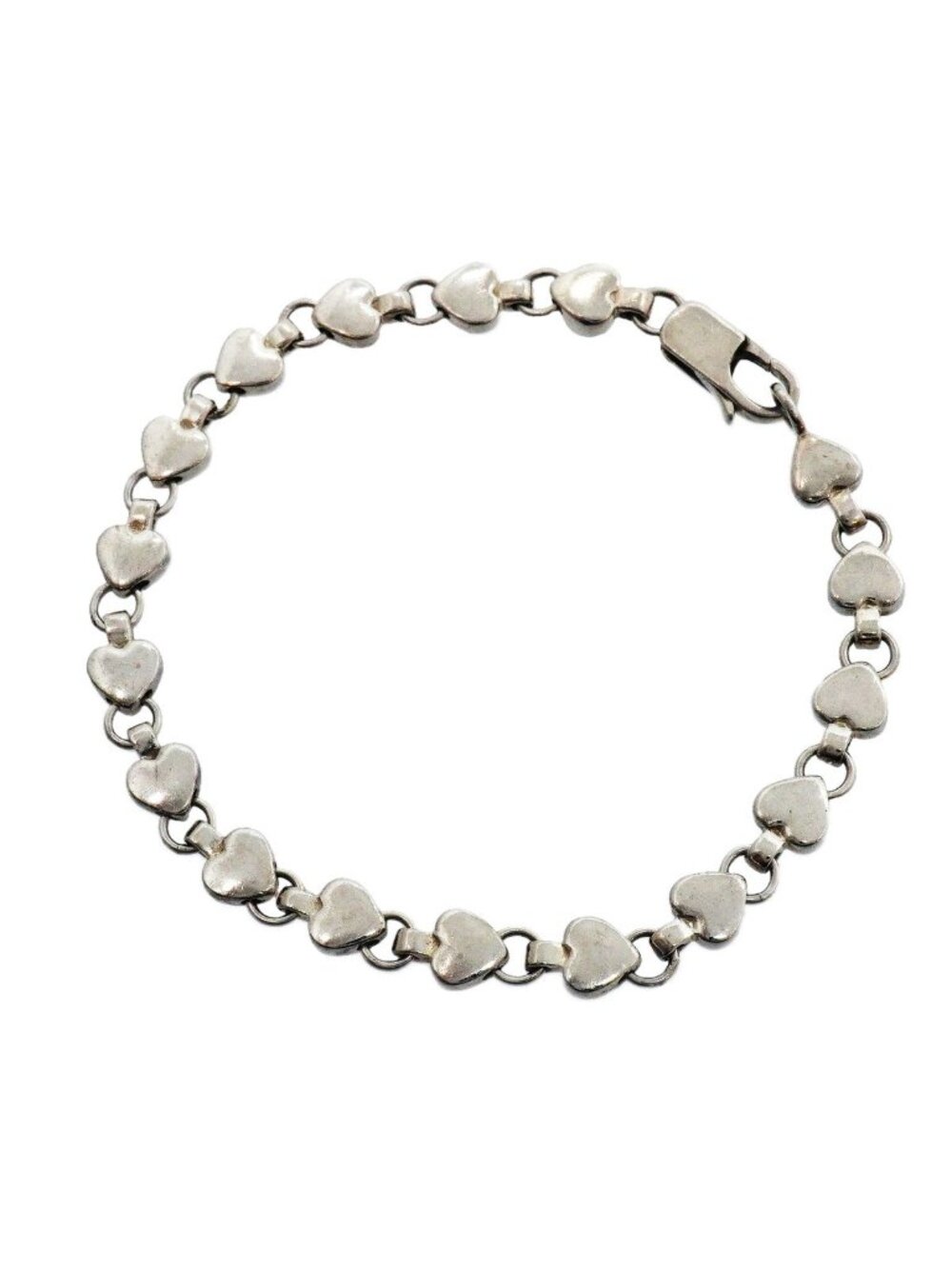 Tiffany & Co Bracelet Puff Heart 925 Sterling Silver